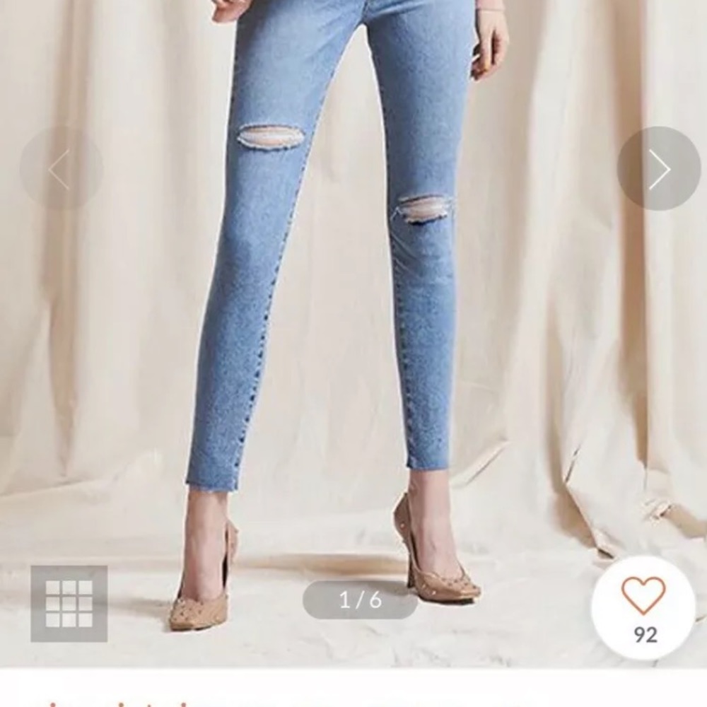 eimy istoire - Japanese Brand High Stretch Crushed Skinny Denim